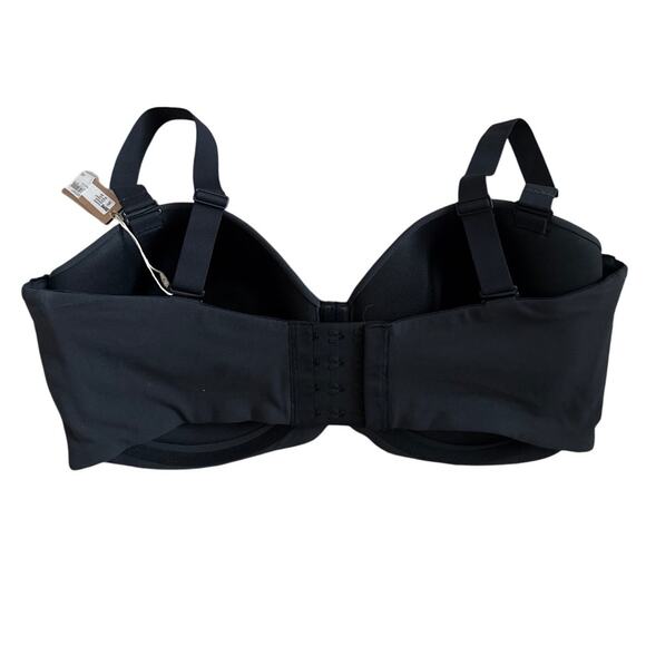 SKIMS Fits Everybody Strapless / Strap Bra in Onyx Size 38DDD - Picture 5 of 12